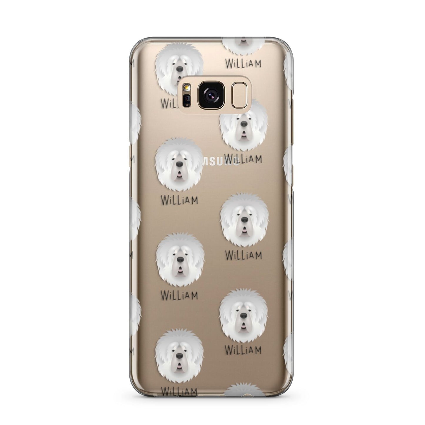 Tibetan Mastiff Icon with Name Samsung Galaxy S8 Plus Case