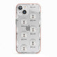 Tibetan Mastiff Icon with Name iPhone 13 TPU Impact Case with Pink Edges