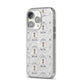 Tibetan Mastiff Icon with Name iPhone 14 Pro Glitter Tough Case Silver Angled Image