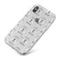 Tibetan Mastiff Icon with Name iPhone X Bumper Case on Silver iPhone
