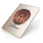 Tibetan Mastiff Personalised Apple iPad Case on Gold iPad Side View