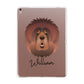 Tibetan Mastiff Personalised Apple iPad Rose Gold Case