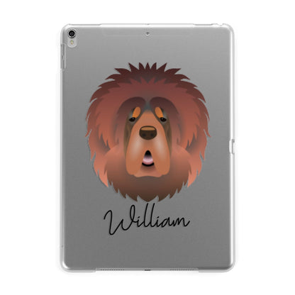 Tibetan Mastiff Personalised Apple iPad Silver Case