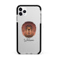 Tibetan Mastiff Personalised Apple iPhone 11 Pro Max in Silver with Black Impact Case