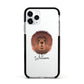 Tibetan Mastiff Personalised Apple iPhone 11 Pro in Silver with Black Impact Case