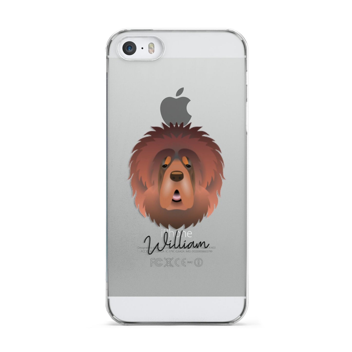 Tibetan Mastiff Personalised Apple iPhone 5 Case