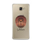 Tibetan Mastiff Personalised Samsung Galaxy A3 2016 Case on gold phone