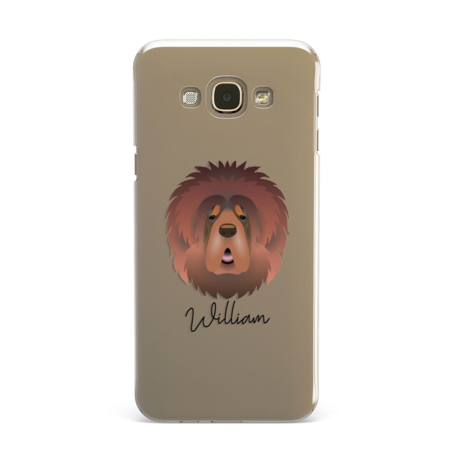 Tibetan Mastiff Personalised Samsung Galaxy A8 Case