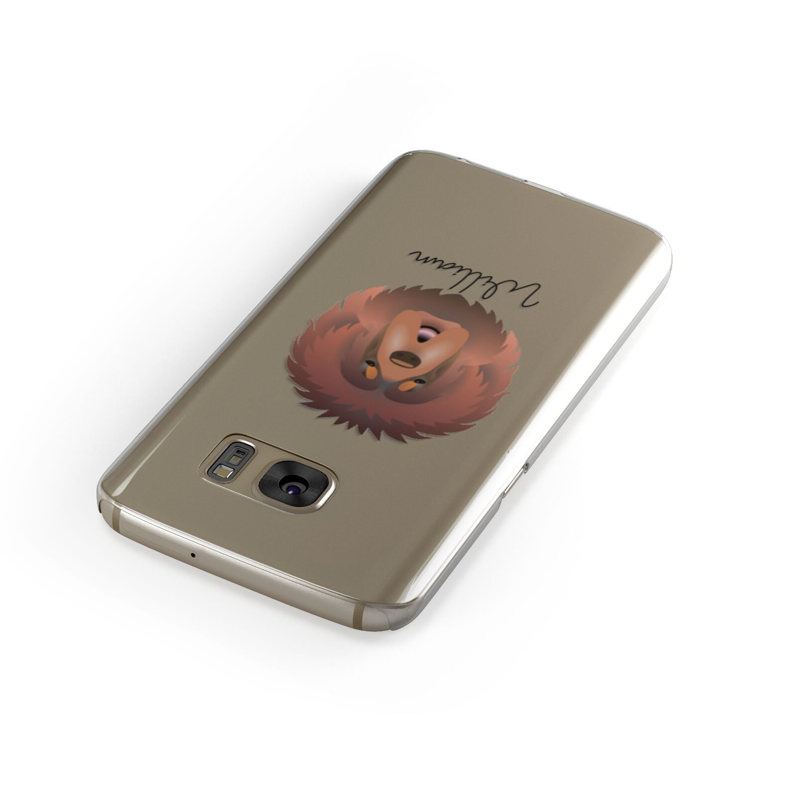 Tibetan Mastiff Personalised Samsung Galaxy Case Front Close Up
