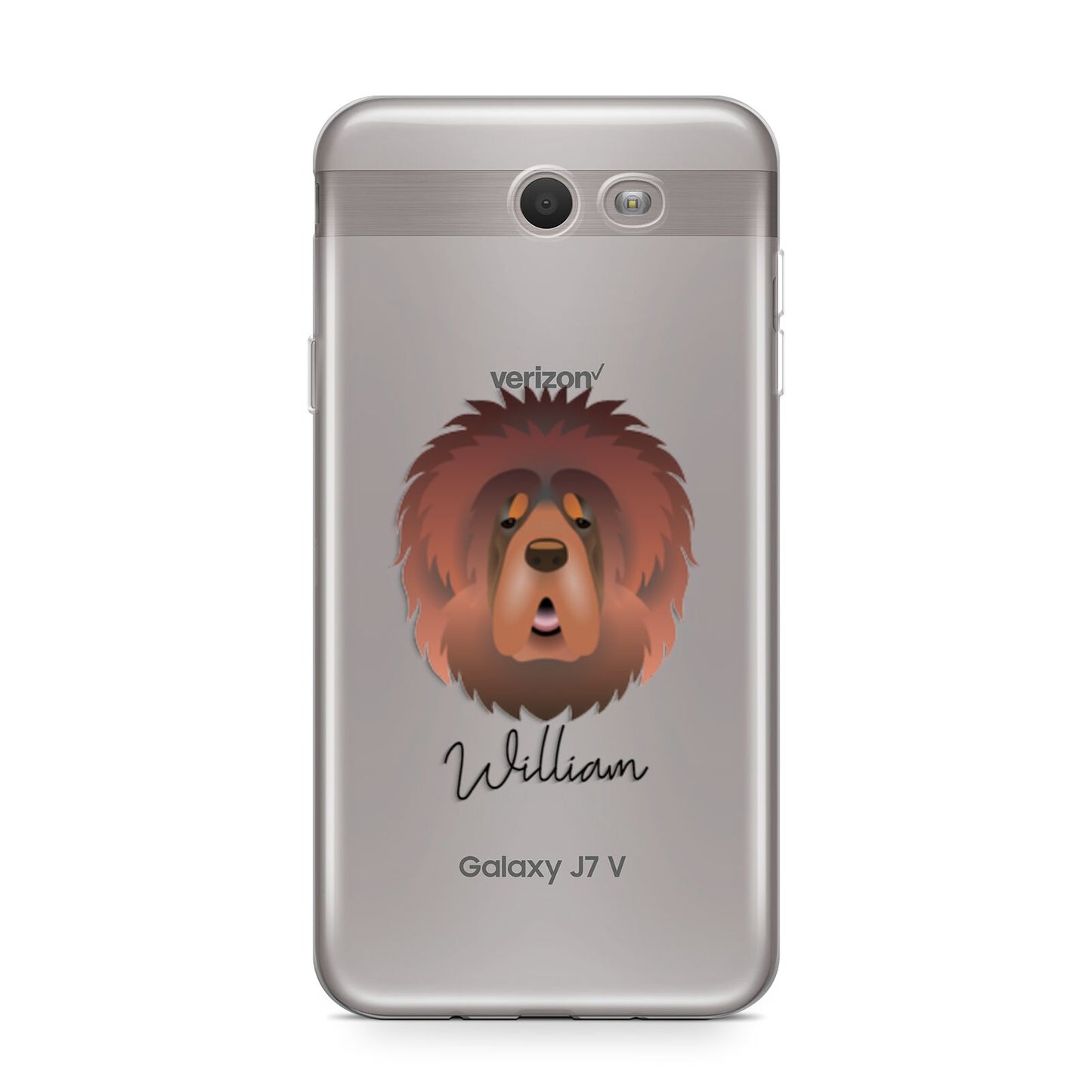 Tibetan Mastiff Personalised Samsung Galaxy J7 2017 Case
