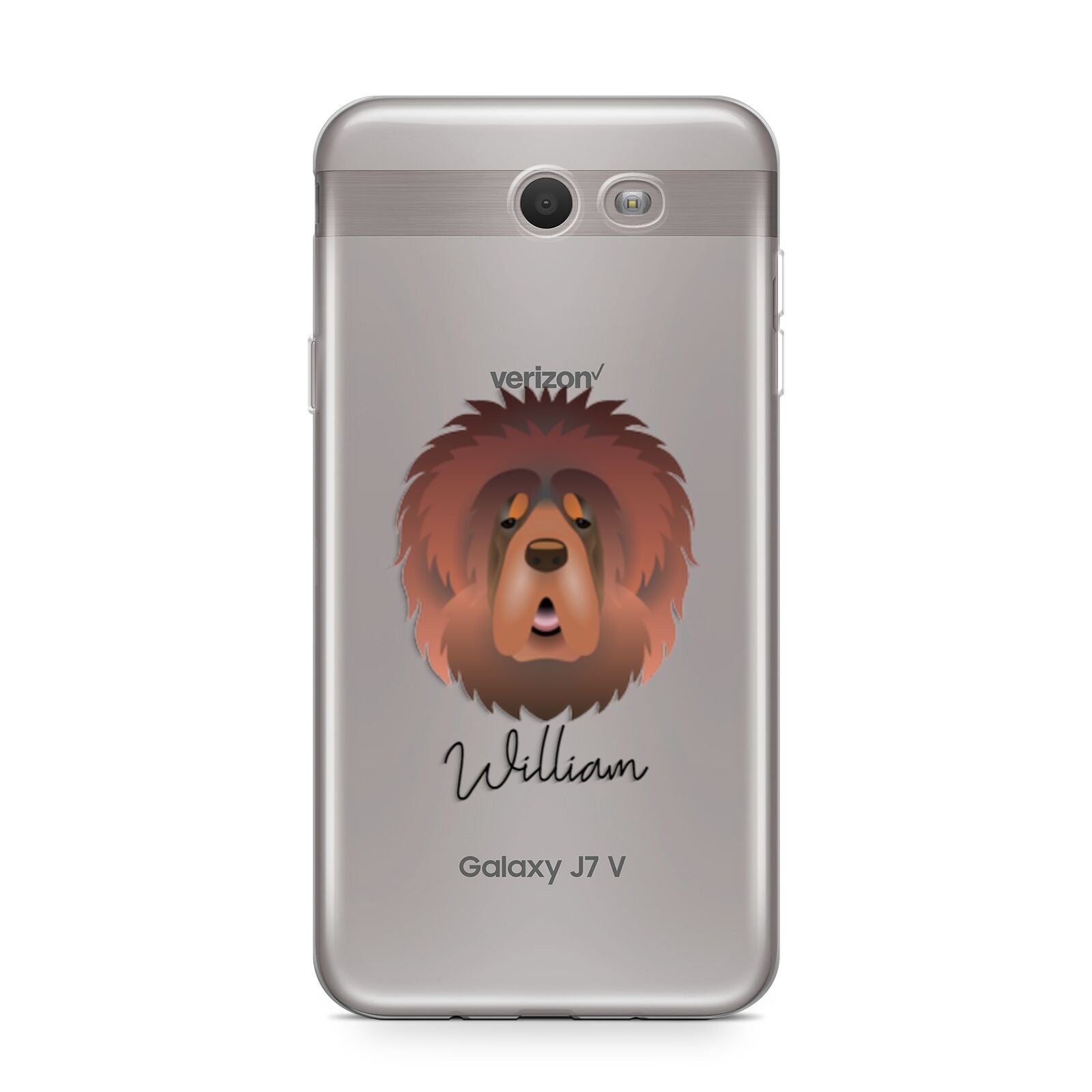 Tibetan Mastiff Personalised Samsung Galaxy J7 2017 Case