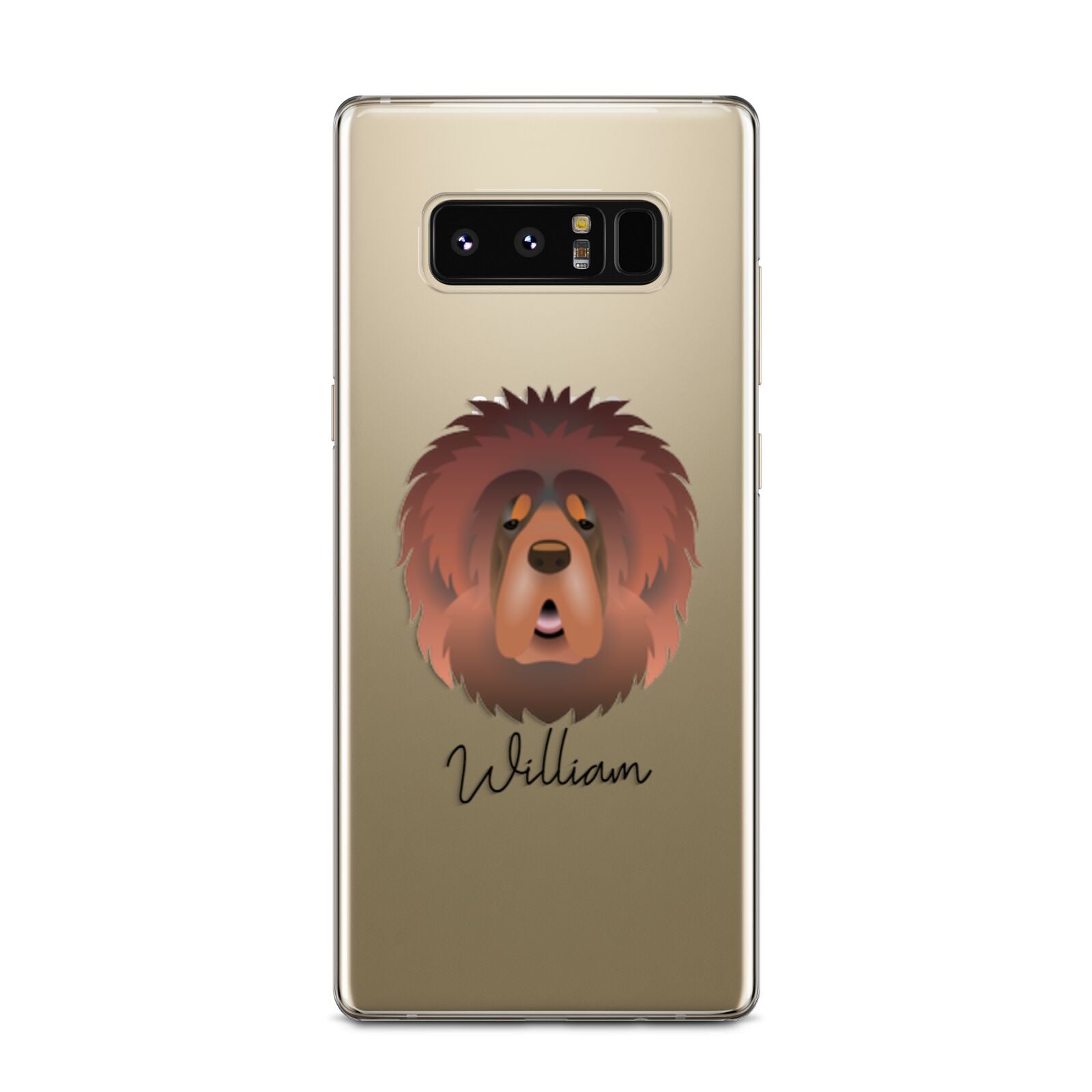 Tibetan Mastiff Personalised Samsung Galaxy Note 8 Case