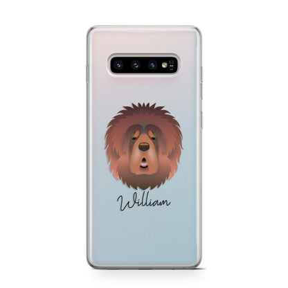 Tibetan Mastiff Personalised Samsung Galaxy S10 Case
