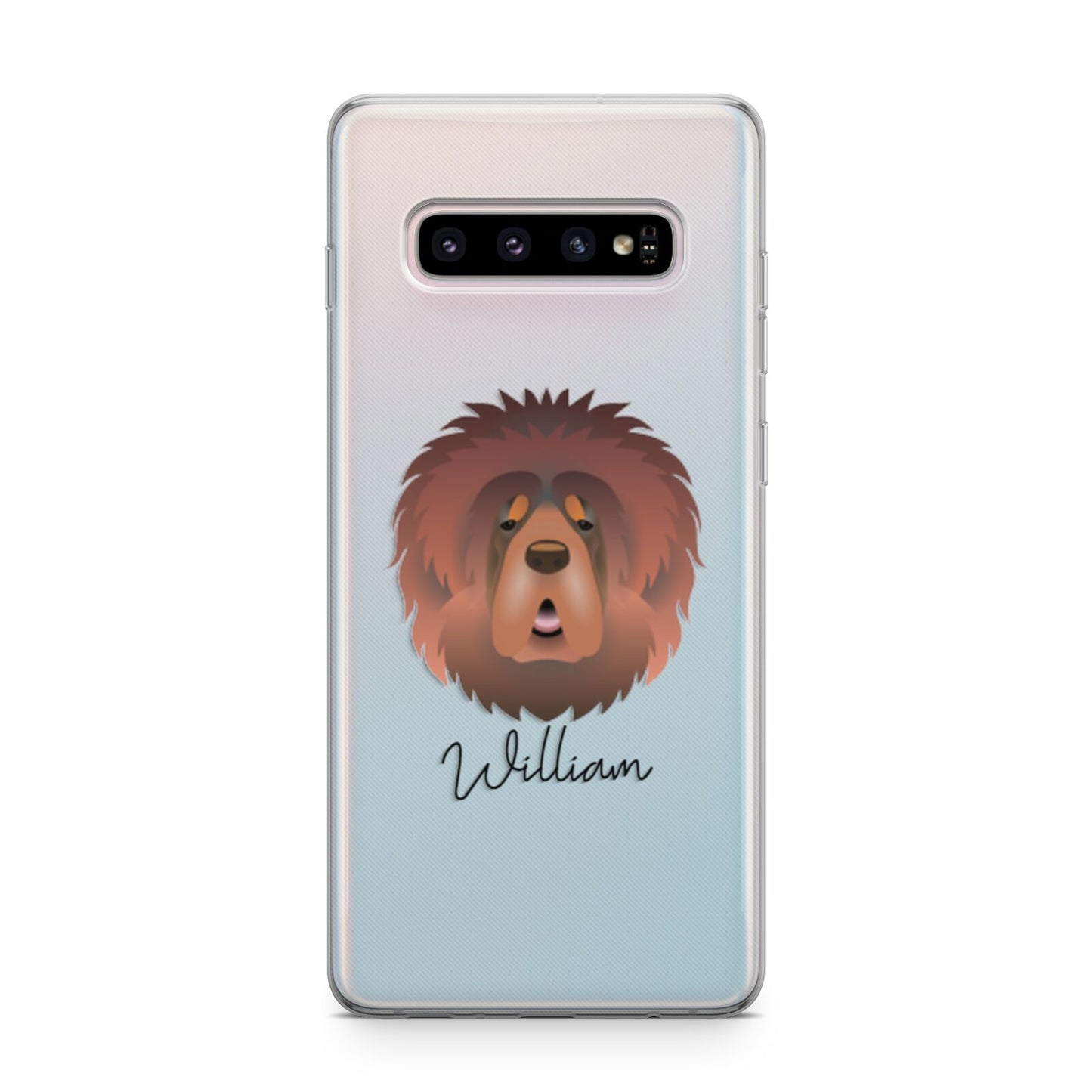 Tibetan Mastiff Personalised Samsung Galaxy S10 Plus Case