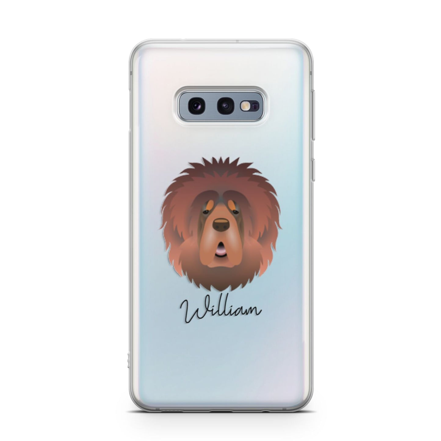 Tibetan Mastiff Personalised Samsung Galaxy S10E Case