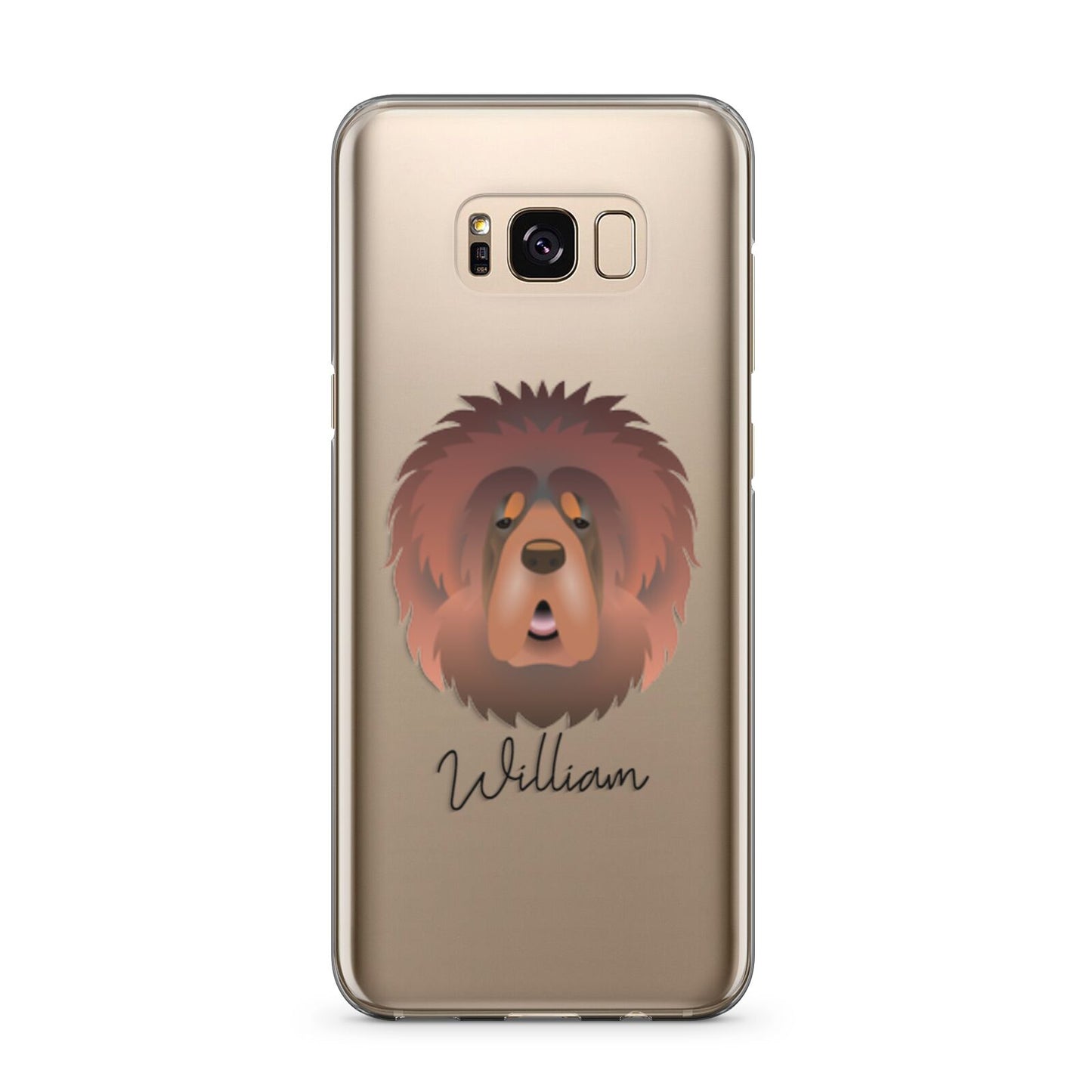 Tibetan Mastiff Personalised Samsung Galaxy S8 Plus Case