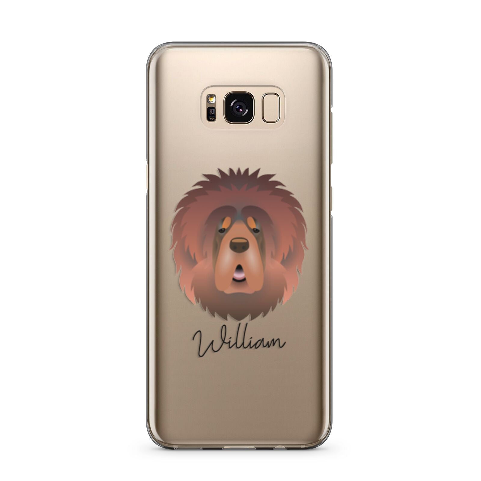 Tibetan Mastiff Personalised Samsung Galaxy S8 Plus Case