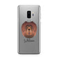 Tibetan Mastiff Personalised Samsung Galaxy S9 Plus Case on Silver phone