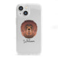 Tibetan Mastiff Personalised iPhone 13 Mini Clear Bumper Case