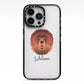 Tibetan Mastiff Personalised iPhone 13 Pro Black Impact Case on Silver phone