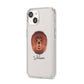 Tibetan Mastiff Personalised iPhone 14 Clear Tough Case Starlight Angled Image