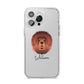Tibetan Mastiff Personalised iPhone 14 Pro Max Clear Tough Case Silver