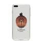 Tibetan Mastiff Personalised iPhone 8 Plus Bumper Case on Silver iPhone