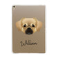Tibetan Spaniel Personalised Apple iPad Gold Case