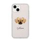 Tibetan Spaniel Personalised iPhone 14 Clear Tough Case Starlight