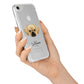 Tibetan Spaniel Personalised iPhone 7 Bumper Case on Silver iPhone Alternative Image