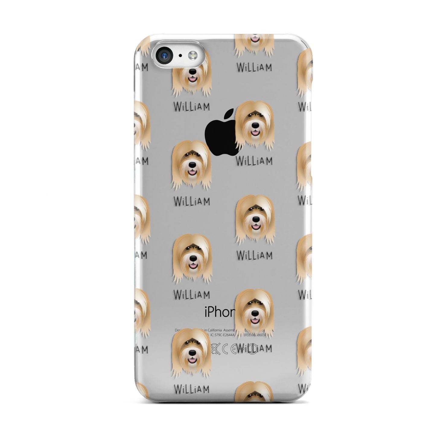 Tibetan Terrier Icon with Name Apple iPhone 5c Case