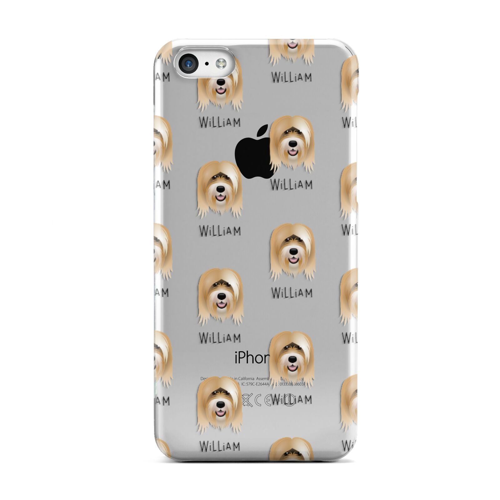 Tibetan Terrier Icon with Name Apple iPhone 5c Case