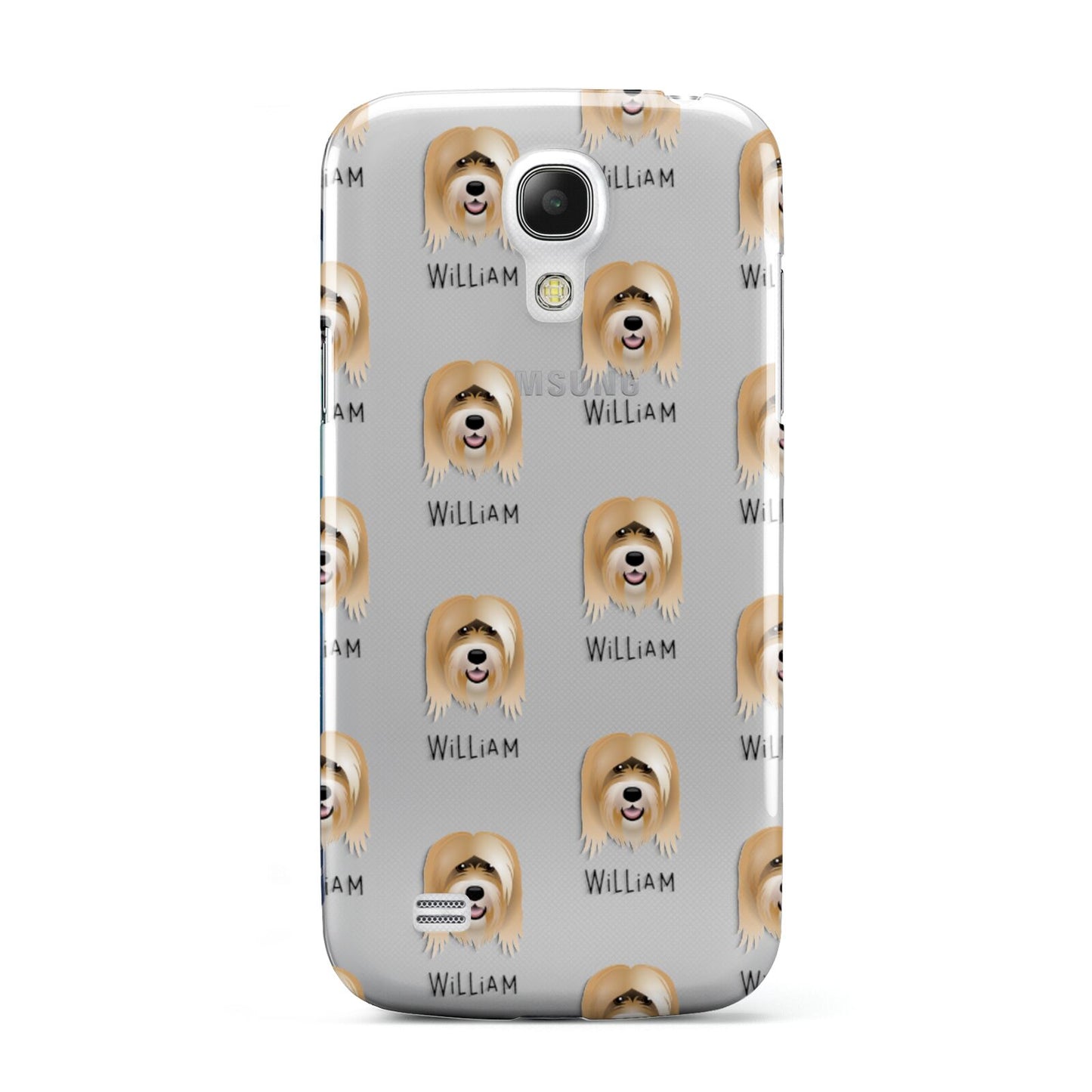 Tibetan Terrier Icon with Name Samsung Galaxy S4 Mini Case