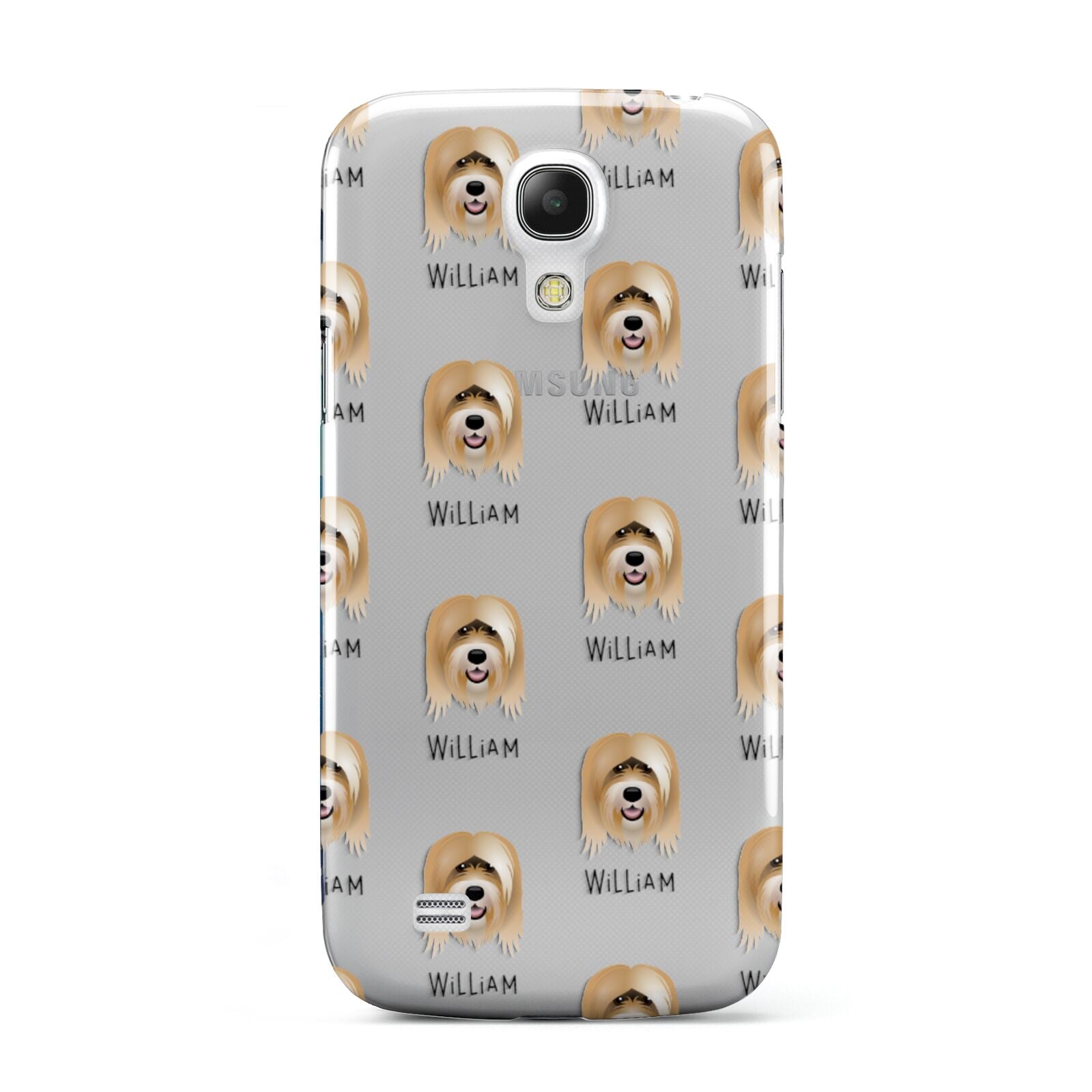 Tibetan Terrier Icon with Name Samsung Galaxy S4 Mini Case