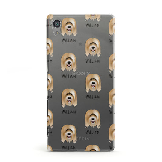 Tibetan Terrier Icon with Name Sony Xperia Case