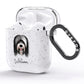 Tibetan Terrier Personalised AirPods Glitter Case Side Image