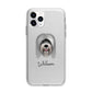 Tibetan Terrier Personalised Apple iPhone 11 Pro Max in Silver with Bumper Case