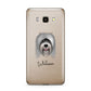 Tibetan Terrier Personalised Samsung Galaxy J7 2016 Case on gold phone
