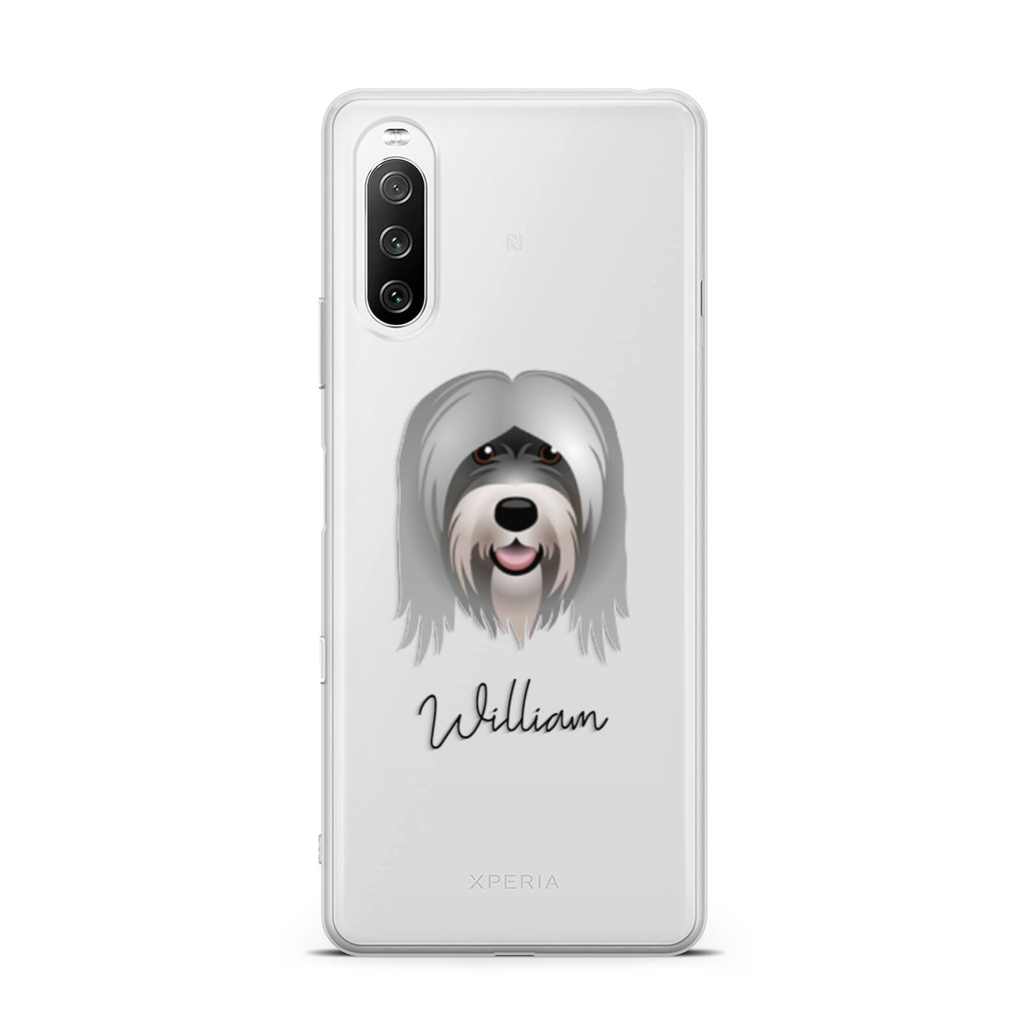 Tibetan Terrier Personalised Sony Xperia 10 III Case