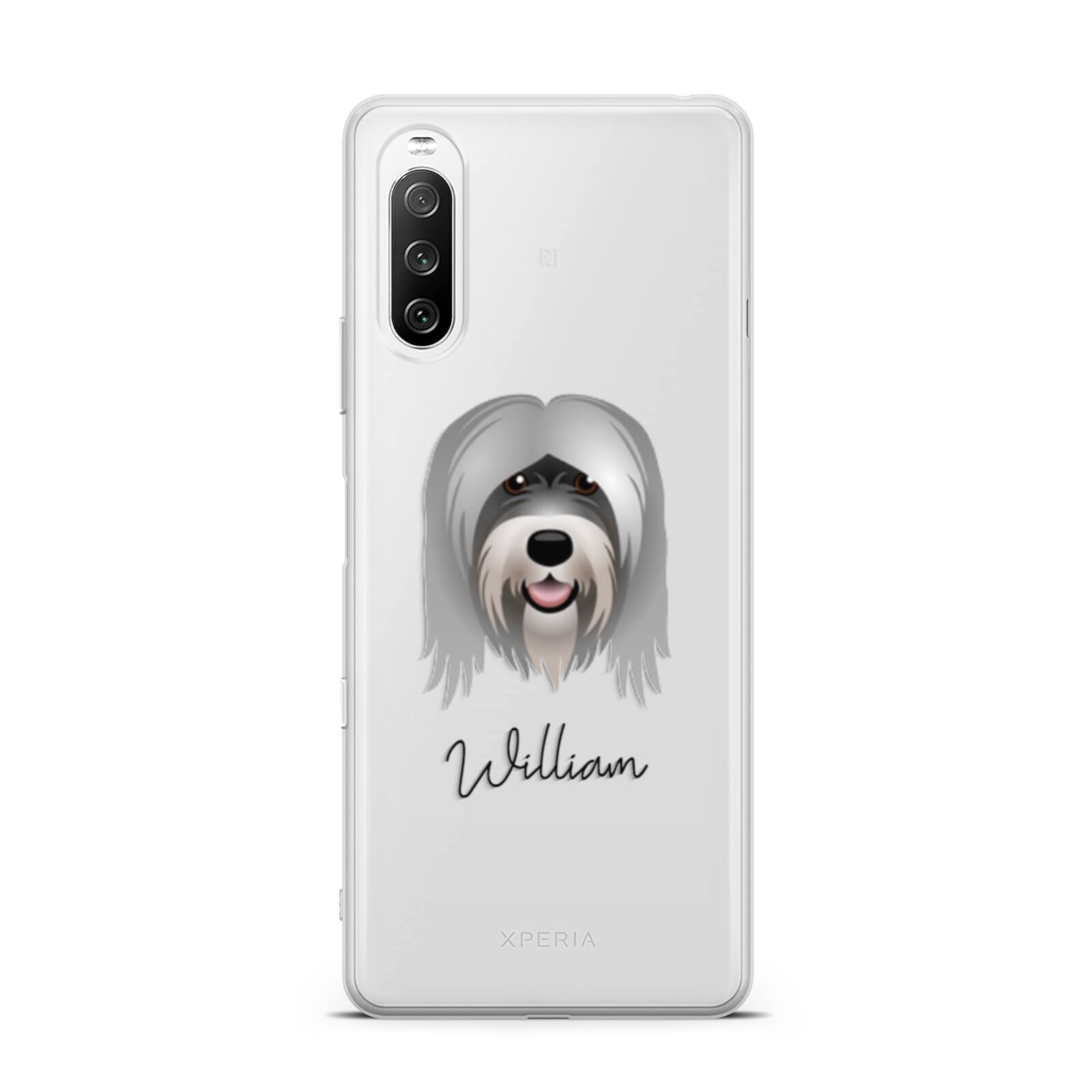 Tibetan Terrier Personalised Sony Xperia 10 III Case