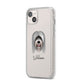 Tibetan Terrier Personalised iPhone 14 Plus Clear Tough Case Starlight Angled Image