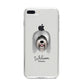 Tibetan Terrier Personalised iPhone 8 Plus Bumper Case on Silver iPhone