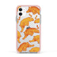 Tiger Apple iPhone 11 in White with Pink Impact Case