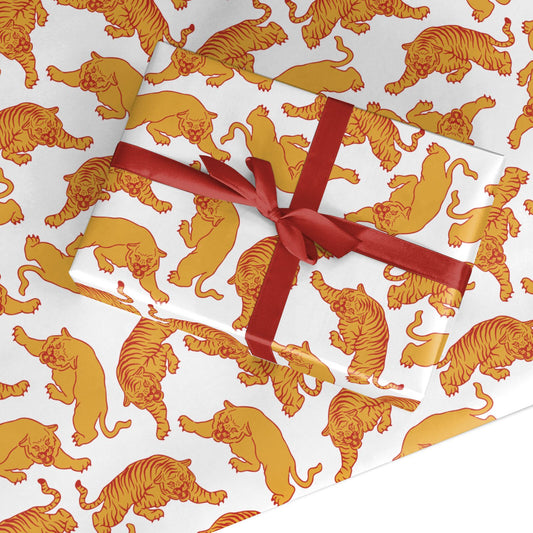Tiger Custom Wrapping Paper