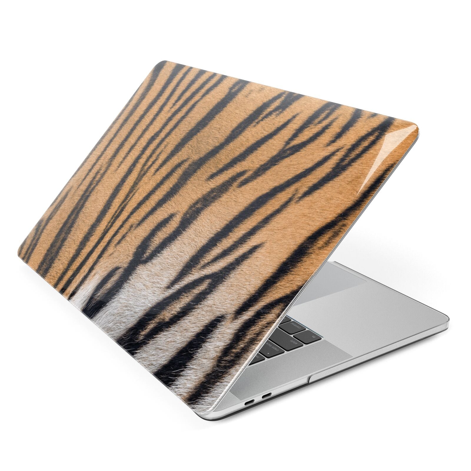 Tiger Print Apple MacBook Case Side View