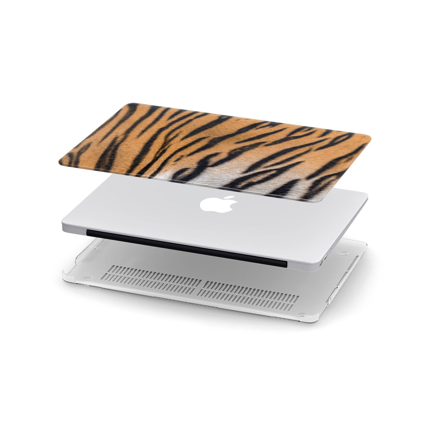Tiger Print Apple MacBook Case in Detail