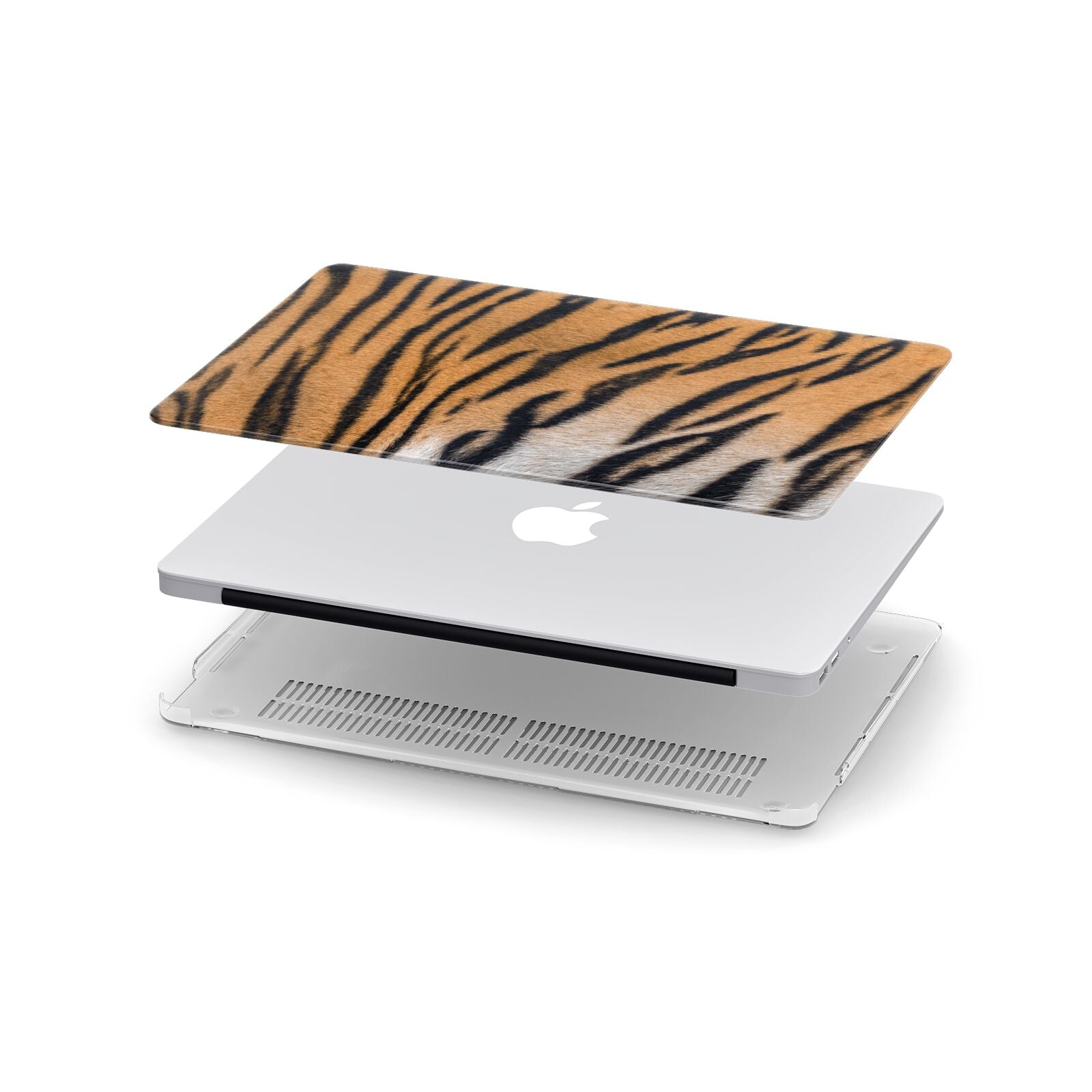 Tiger Print Apple MacBook Case in Detail