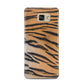 Tiger Print Samsung Galaxy A5 2016 Case on gold phone