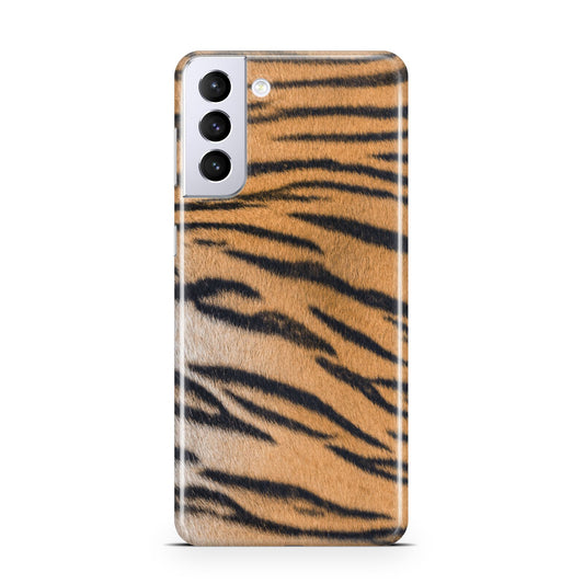 Tiger Print Samsung S21 Plus Phone Case