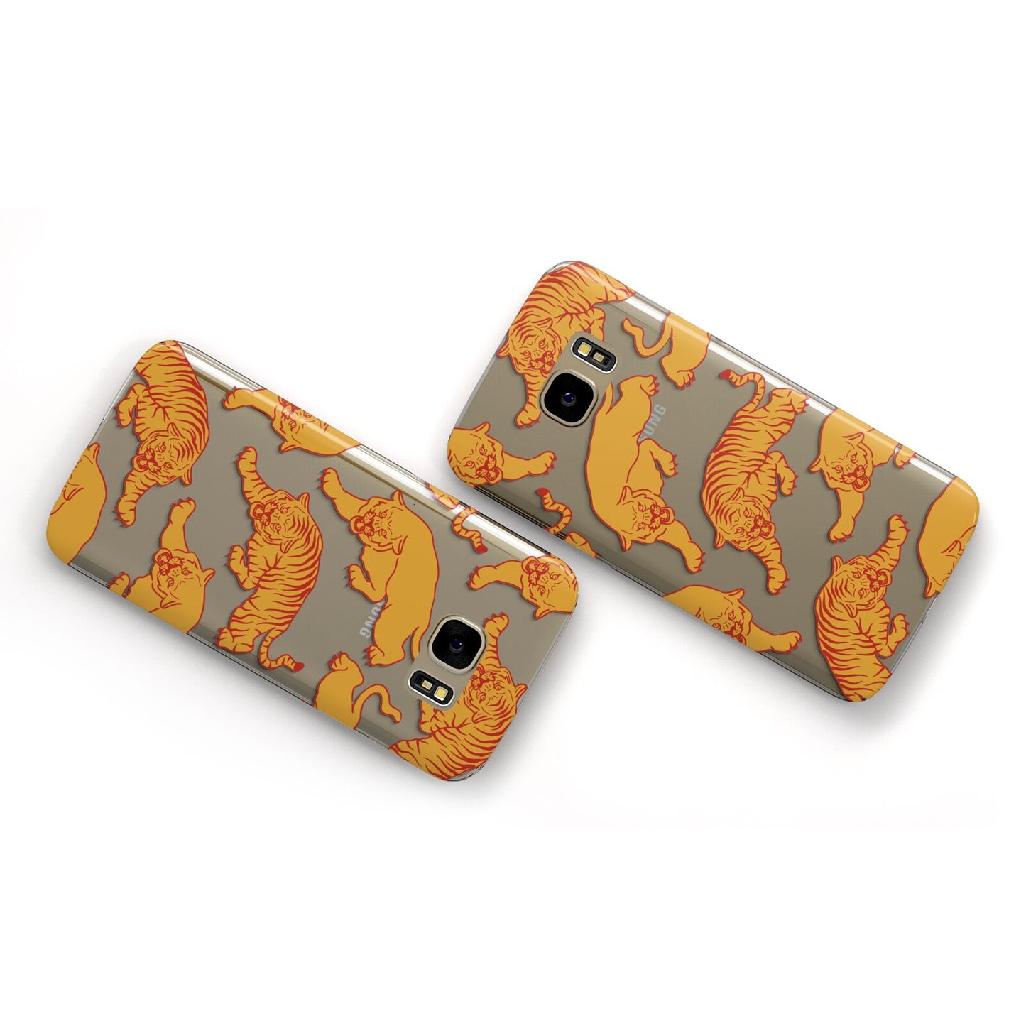 Tiger Samsung Galaxy Case Flat Overview